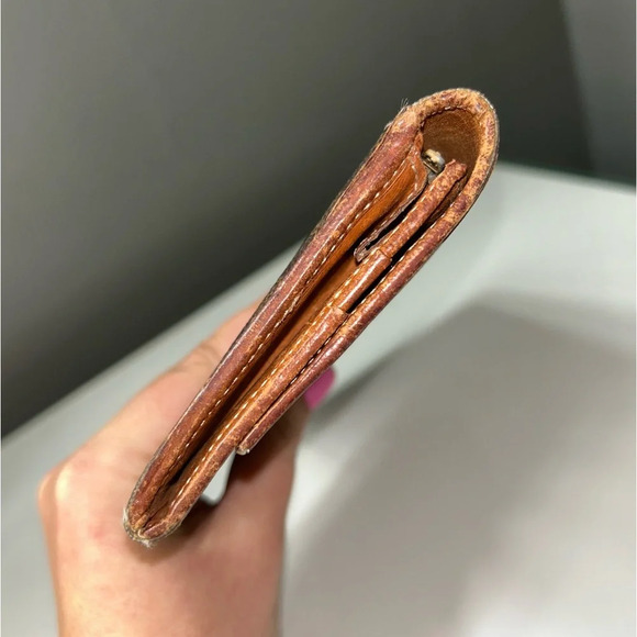 Celine Vintage Brown Macadam Continental Wallet - Picture 15 of 15